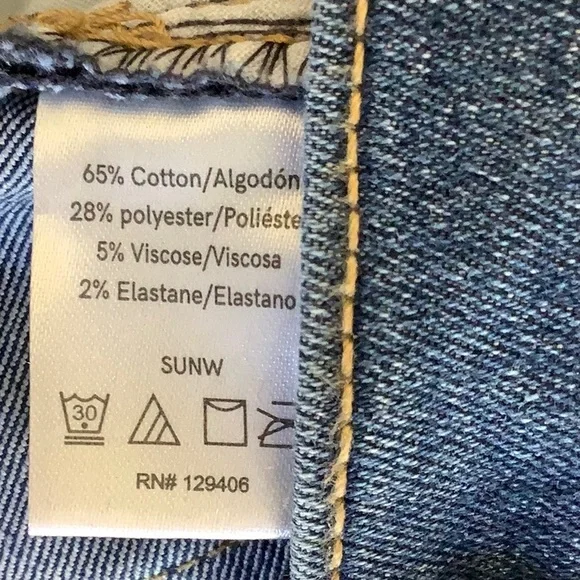 Venus Embroidered Cropped Ankle Blue Jeans - Picture 4 of 11